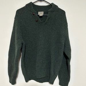 L.L. Bean Mens Wool Sweater - Medium